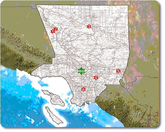 Parks Bureau Map