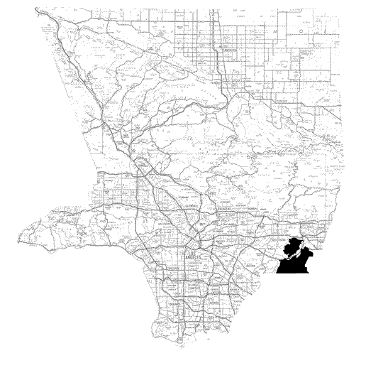 Walnut/Diamond Bar Station Location Map