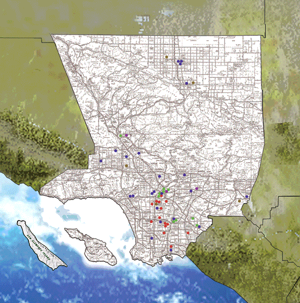County Services Bureau Patrol Area Map