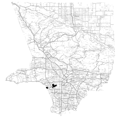 Marina del Rey Station Location Map