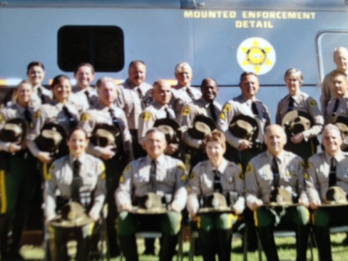 Mounted Enforcement Detail Team Photo