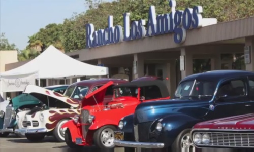 Show Cars Parked at Rancho Los Amigos National Rehabilitaion Center