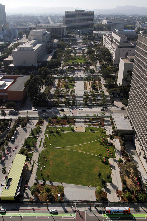 Over Head View of Park