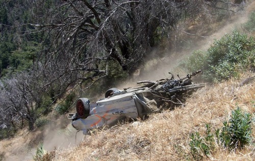 Victim's car. Photo by Dennis Doty