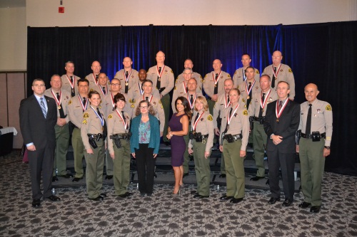 All award winners with Sheriff Baca
