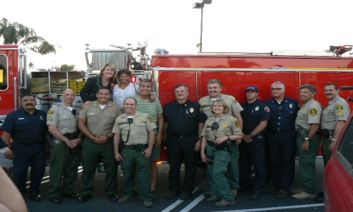 CV Station, Montrose Search and REscue and LA County Fire