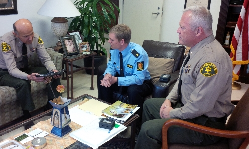 Norwegian Speaker Reserve Dep. Assisting Sheriff Baca
