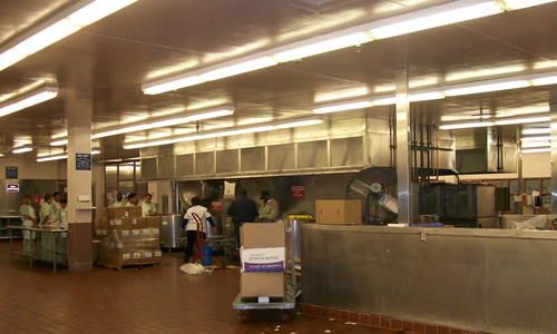 The NCCF Kitchen is commercial quality