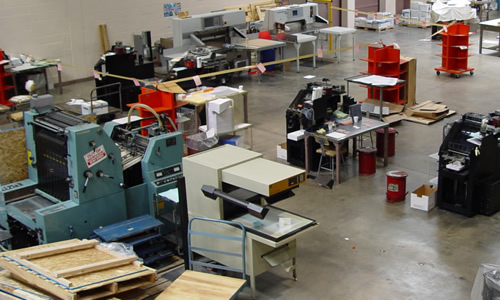 Thousands of square feet of workspace enable multiple jobs to be performed simultaneously
