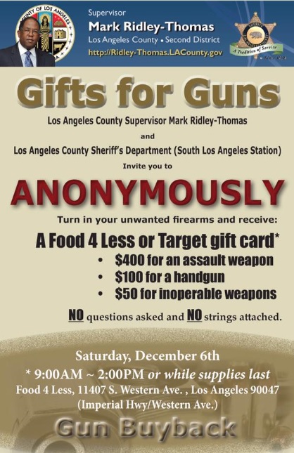 Gifts for Guns Flyer