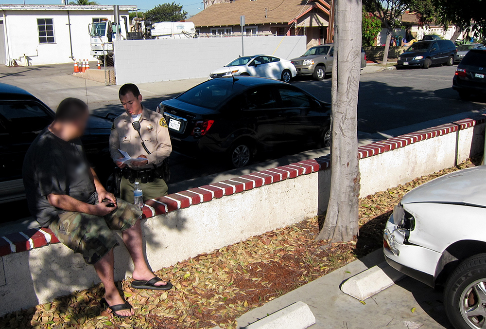 Deputy Conducting Investigation