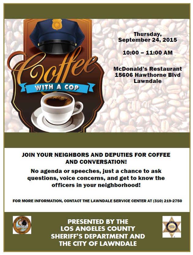 Coffee With A Cop Flyer