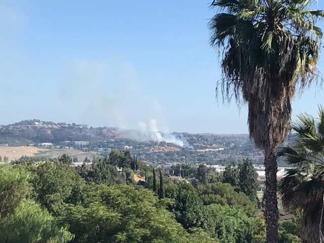 Brush Fire 57 Fwy