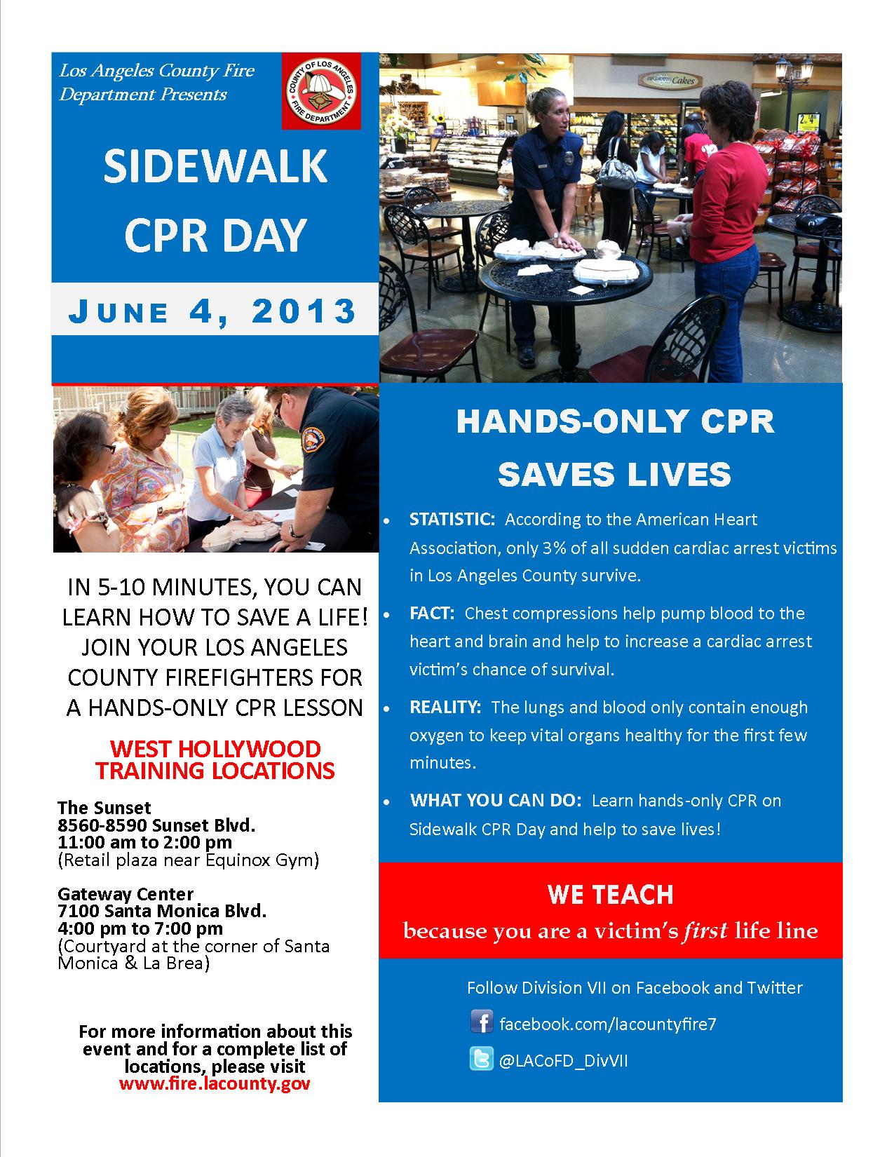 CPR Day West Hollywood