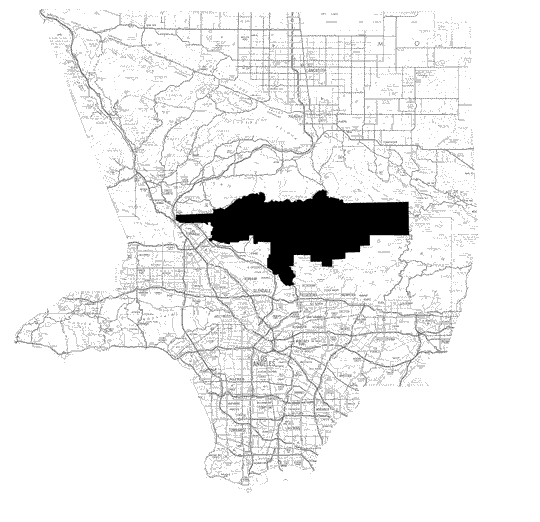 Crescenta Valley Station Location Map