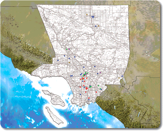 County Services Bureau Map