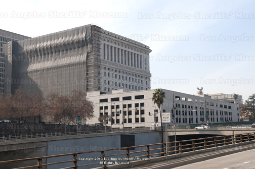 (26) Exterior Hall of Justice Reconstruction 1-23-14 by Chris Miller LASD