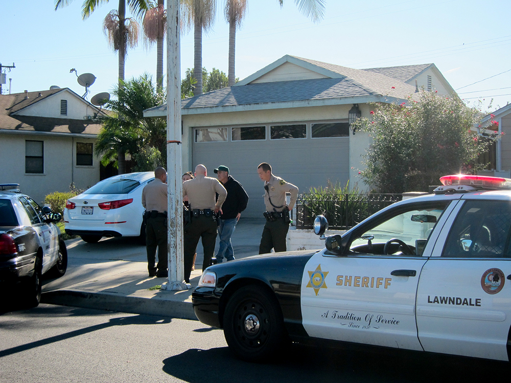 Deputies from the South Los Angeles Sheriff’s Station received a call of a ...